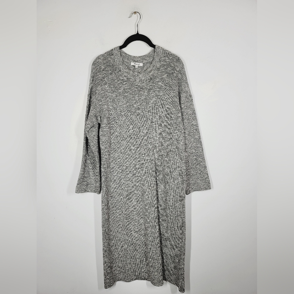 Madewell Drop-Shoulder Sweater Midi Dress, Size Medium - Picture 2 of 5